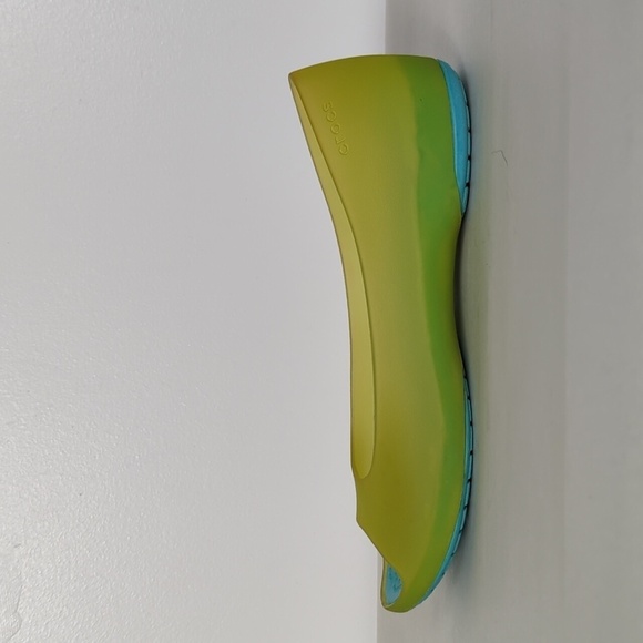 Crocs Carlie Peep Toe Ballet Flats - Picture 5 of 11